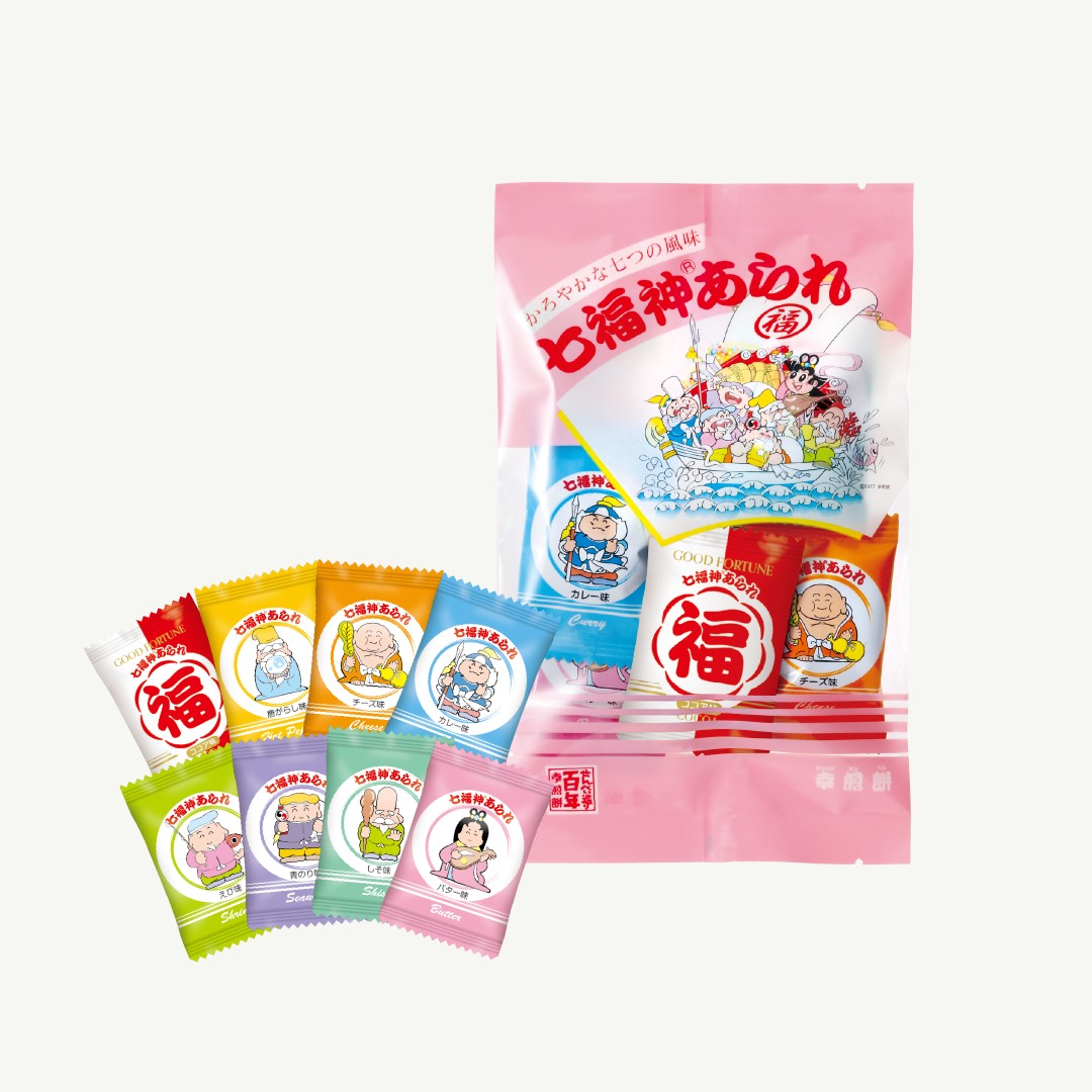 七福神あられ(ココア味入・8種ミックス) AG-1