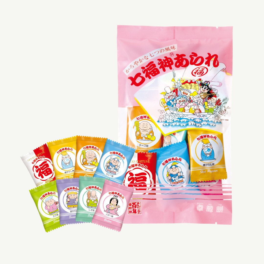 七福神あられ(ココア味入・8種ミックス) AG-2