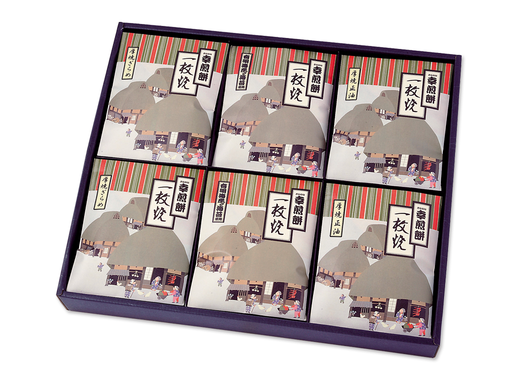 KK-9 一枚焼[箱入/3種x6枚 計18枚]