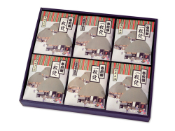 KK-9 一枚焼[箱入/3種x6枚 計18枚]