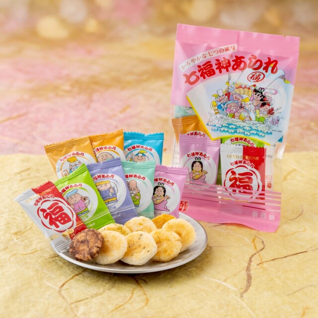 ひと口サイズ・七つの風味のおせんべい