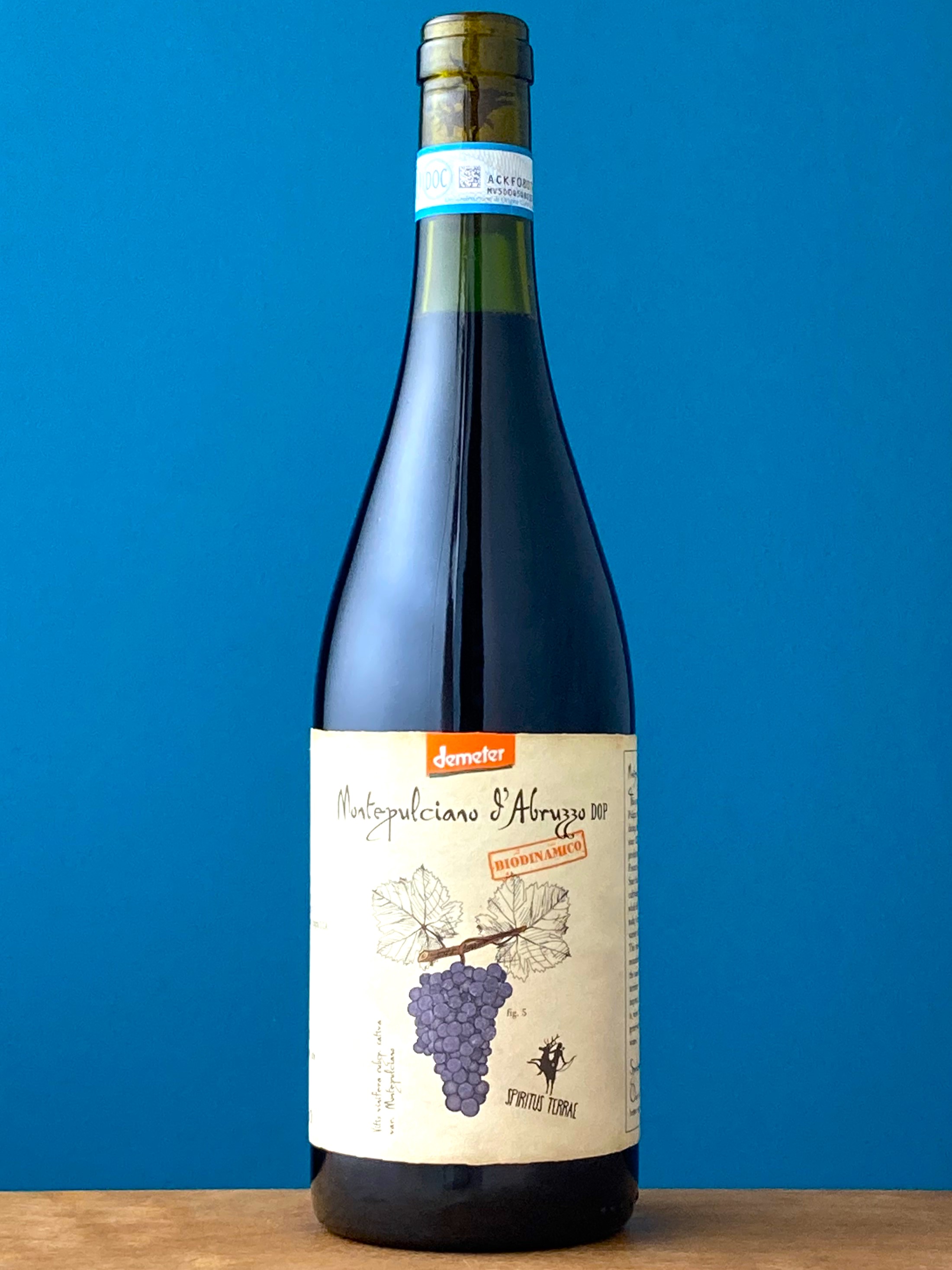 スピリタス・テッレ　モンテプルチアーノ・ダブルッツォ 2019　　　オルソーニャ