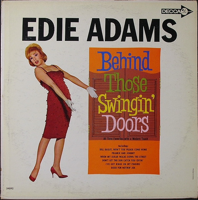 Edie Adams イーディー・アダムス / Behind Those Swingin' Doors
