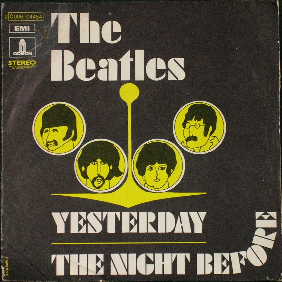 仏盤 7" single The Beatles ビートルズ / Yesterday イエスタデイ