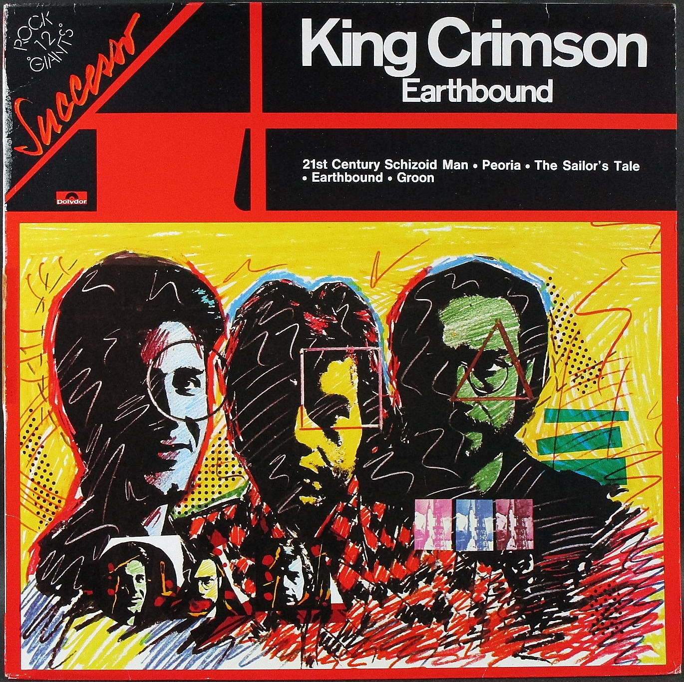 King Crimson キング・クリムゾン / Earthbound アースバウンド ITA盤