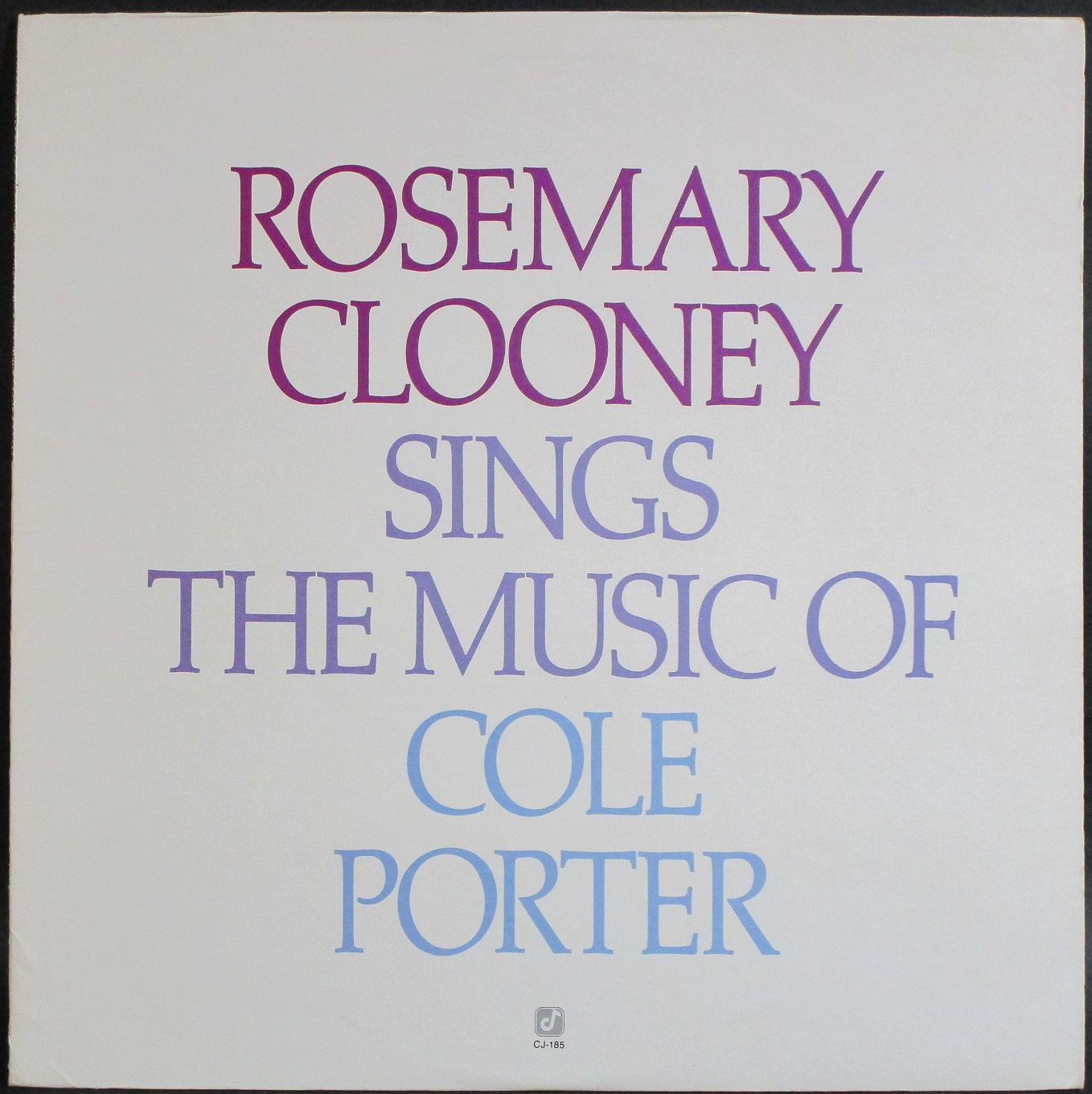 Rosemary Clooney ローズマリー・クルーニー/ Sings The Music Of Cole Porter