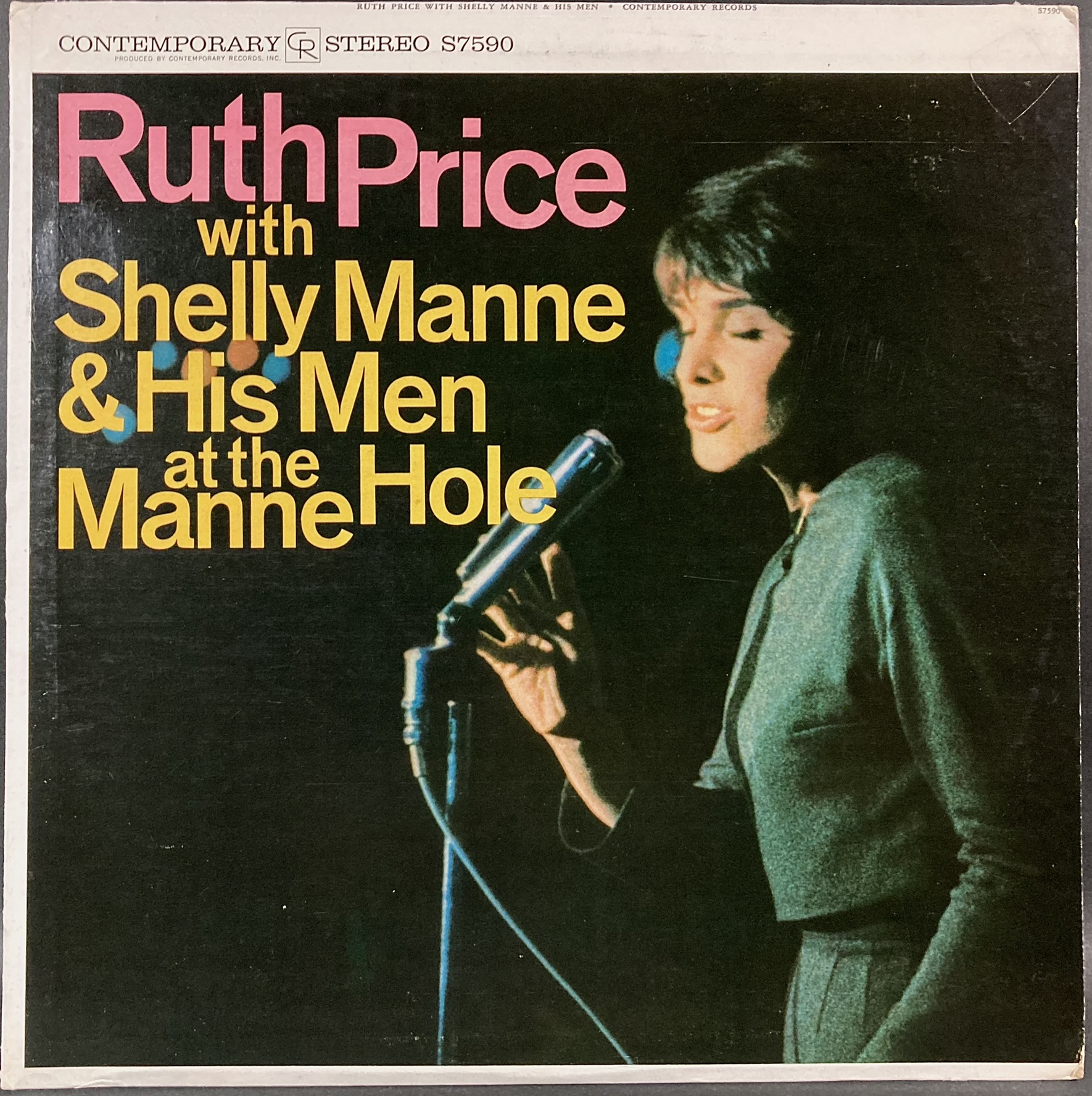 Ruth Price With Shelly Manne & His Men ルース・プライス・ウィズ・シェリー・マン / At The Manne Hole
