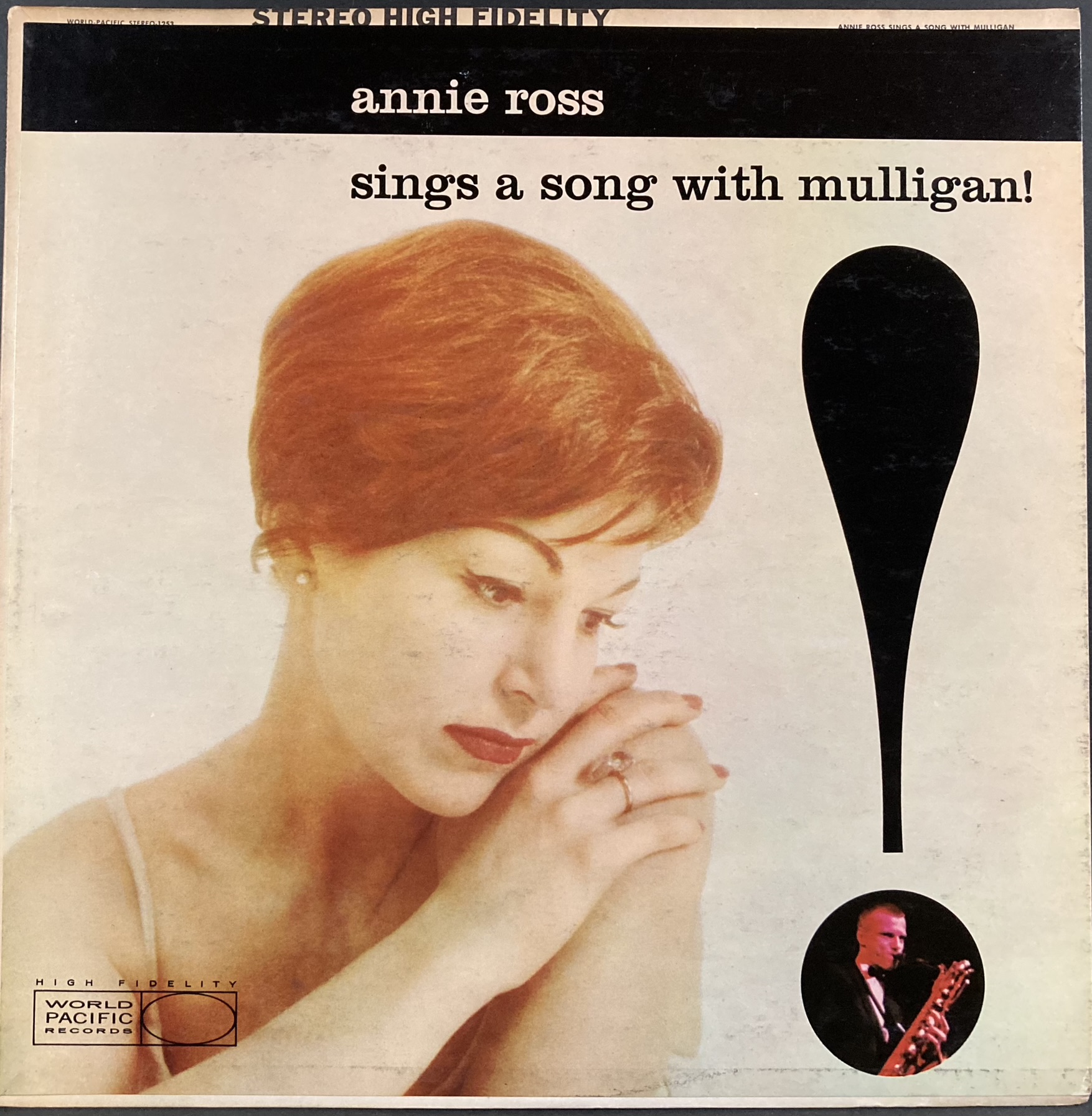 Annie Ross With The Gerry Mulligan Quartet アニー・ロス・ウィズ・ジェリー・マリガン / Sings A Song With Mulligan!