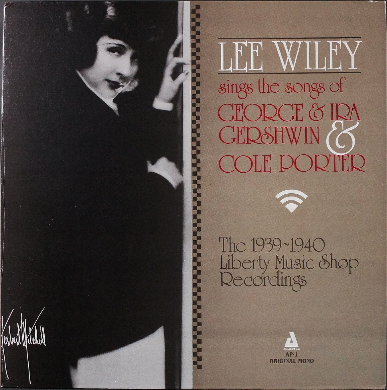 女性ジャズヴォーカル Lee Wiley リー ワイリー Sings The Songs Of George Ira Gershwin Cole Porter 中古レコードの通販ジャズ ロック レア盤 Seven Beat Records