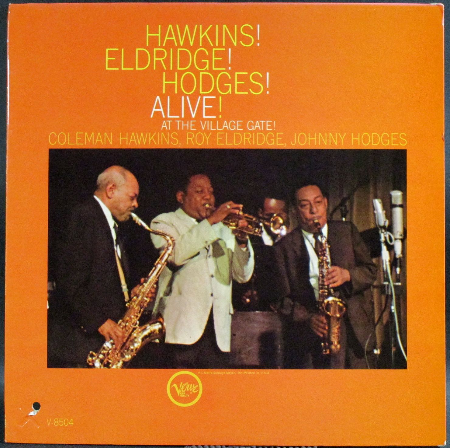 Coleman Hawkins, Roy Eldridge, Johnny Hodges コールマン・ホーキンス/ Alive! At The Village Gate