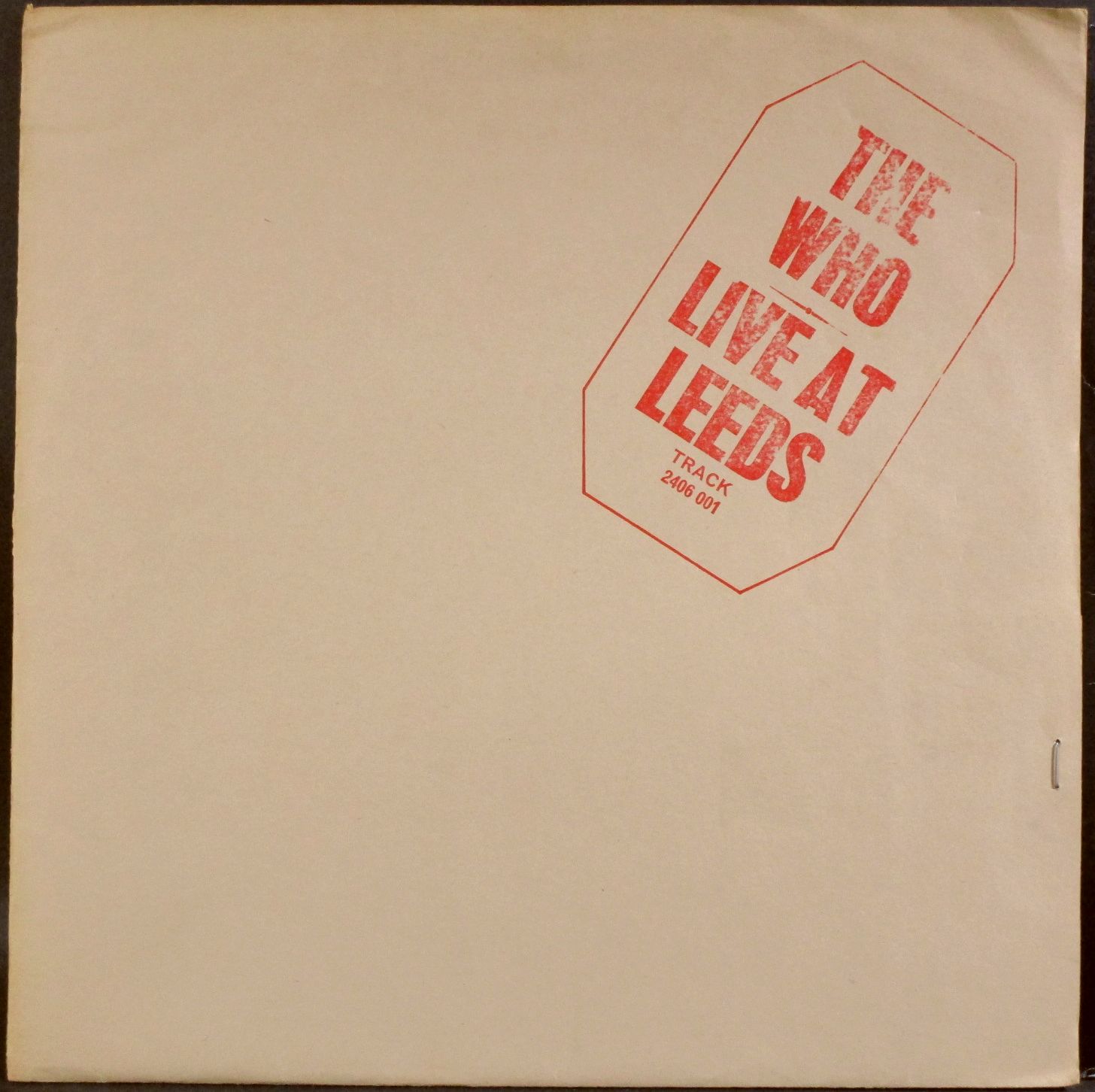 The Who ザ・フー / Live At Leeds