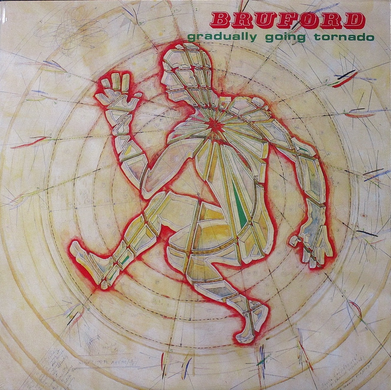 Bruford ビル・ブラッフォード / Gradually Going Tornado グラデュアリー・ゴーイング・トルネード 重量盤