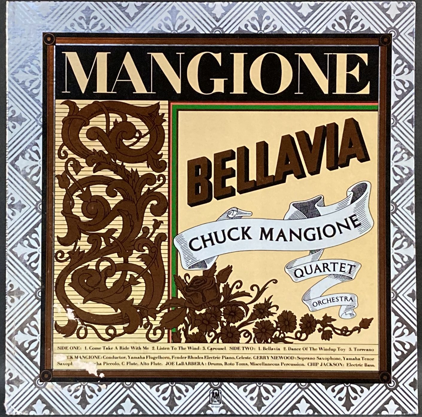 Chuck Mangione チャック・マンジョーネ / Bellavia