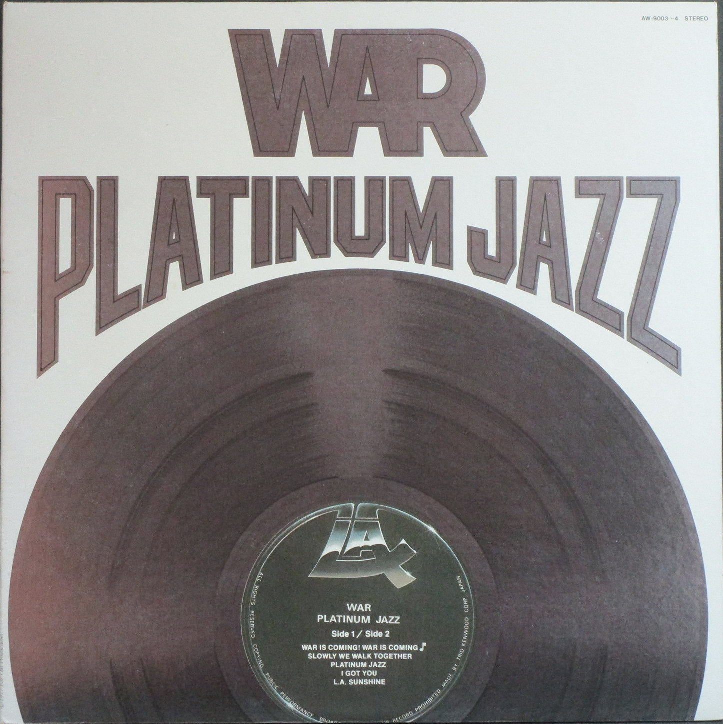 War ウォー / Platinum Jazz