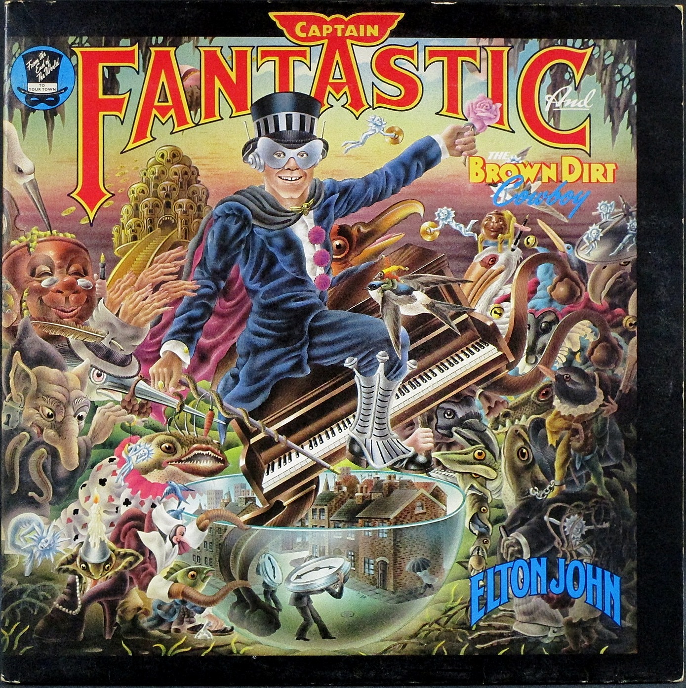 Ukロック Elton John エルトン ジョン Captain Fantastic And The Brown Dirt Cowboy キャプテン ファンタスティック 中古レコードの通販ジャズ ロック レア盤 Seven Beat Records