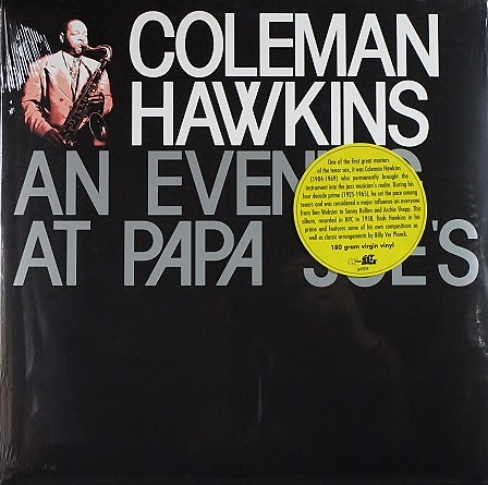 Coleman Hawkins コールマン・ホーキンス / An Evening At Papa Joe's 未開封重量盤