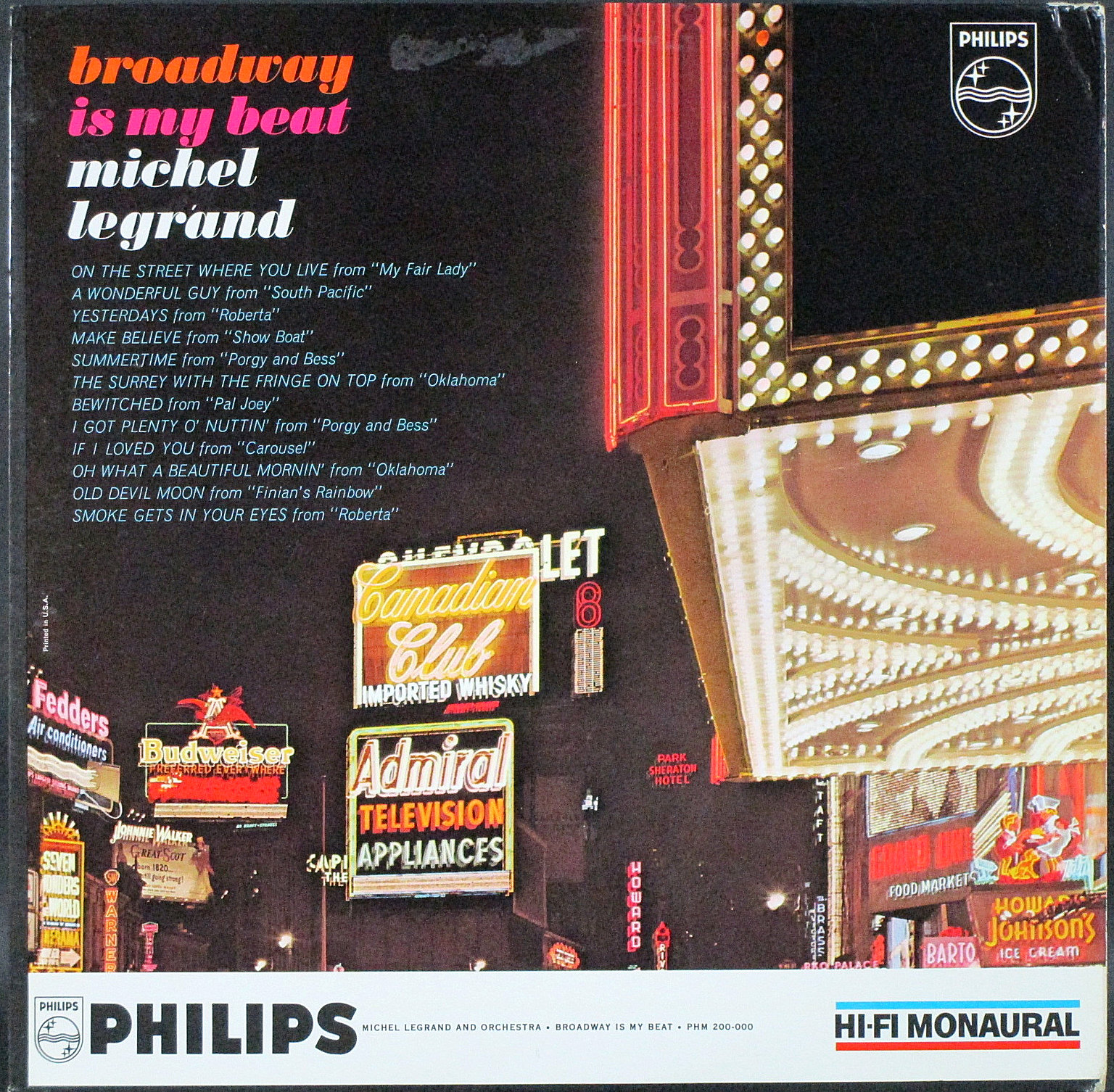 Michel Legrand ミッシェル・ルグラン / Broadway Is My Beat