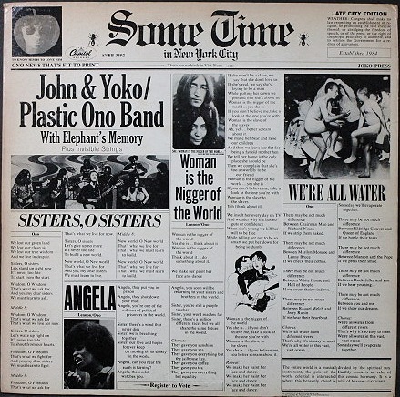 John Lennon & Yoko Ono ジョン・レノン / Some Time In New York City UK盤