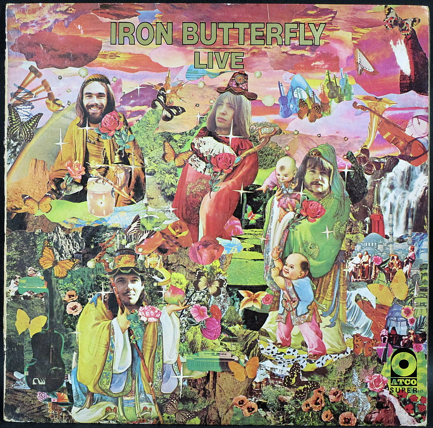 【US ROCK】Iron Butterfly アイアン・バタフライ / Live 中古レコードの通販ジャズ ロック レア盤｜Seven Beat Records