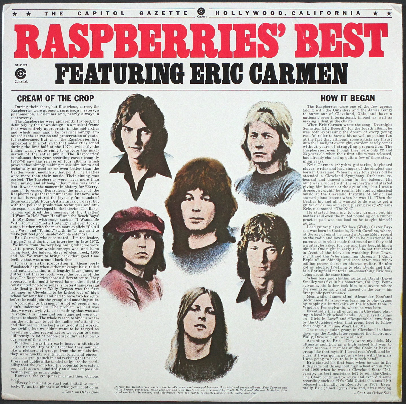 Raspberries ラズベリーズ ベスト フィーチャリング エリック カルメン 米国ロックの中古レコード通販はセブンビートレコーズ