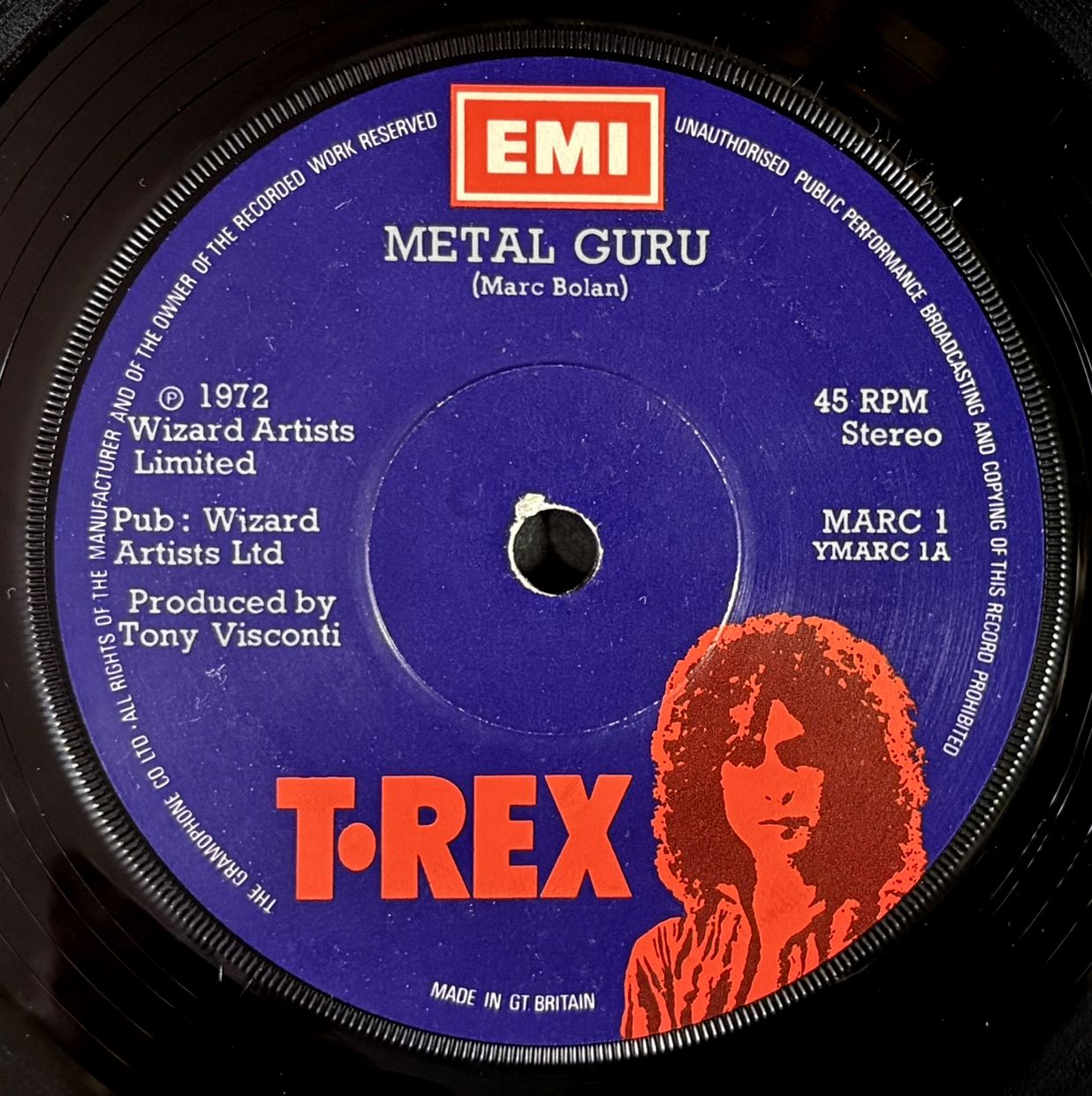 T. Rex T・レックス / Metal Guru メタル・グルー | 7"