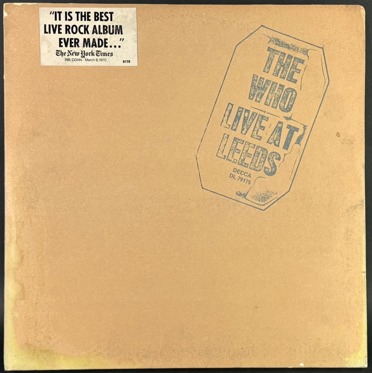 The Who ザ・フー / Live At Leeds ライヴ・アット・リーズ