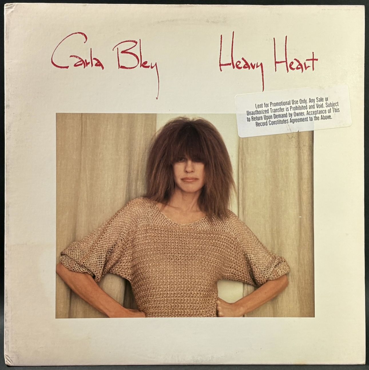 Carla Bley カーラ・ブレイ / Heavy Heart