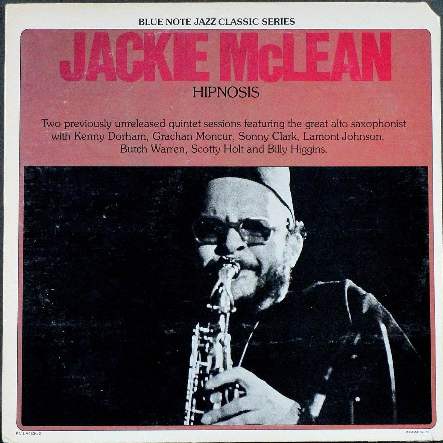 Jackie McLean ジャッキー・マクリーン / Hipnosis ヒプノシス