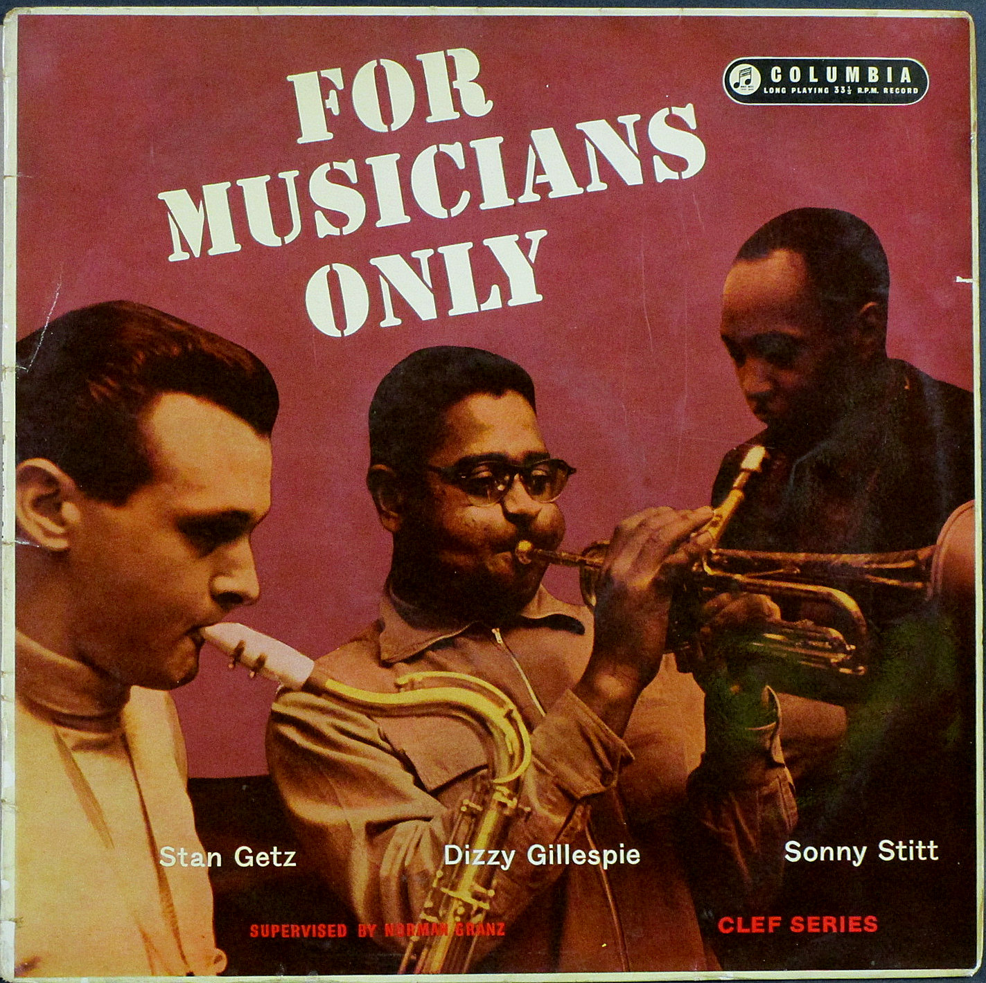 Stan Getz, Dizzy Gillespie, Sonny Stitt / For Musicians Only | 英国盤