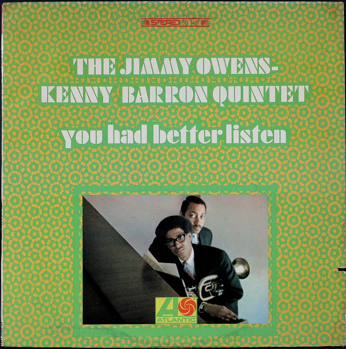 Jimmy Owens - Kenny Barron Quintet ジミー・オゥエンズ - ケニー・バロン / You Had Better Listen ユー・ハド・ベター・リッスン