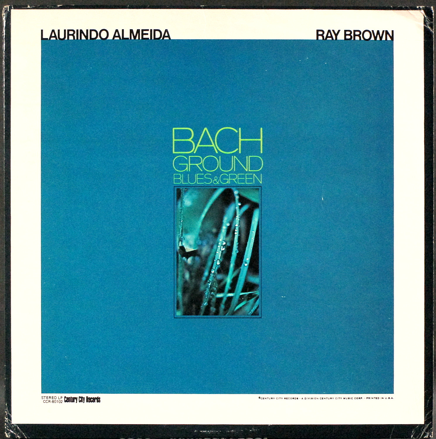 Laurindo Almeida & Ray Brown ローリンド・アルメイダ / Bach Ground Blues & Green