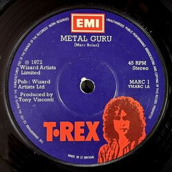 T. Rex T・レックス / Metal Guru メタル・グルー | 7"