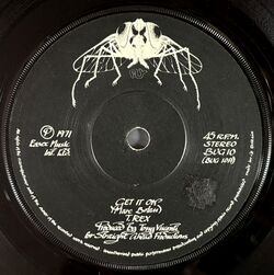 T. Rex T・レックス / Get It On ゲット・イット・オン | 7"