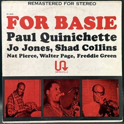 Paul Quinichette ポール・クイニシェット / For Basie