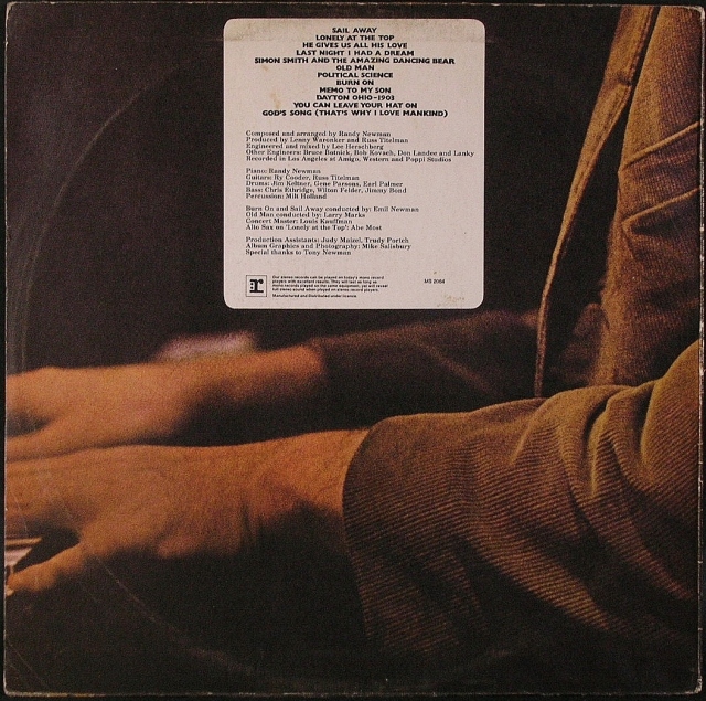 US Rock/中古レコード】Randy Newman ランディ・ニューマン