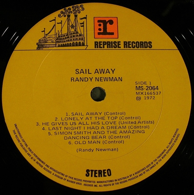 US Rock/中古レコード】Randy Newman ランディ・ニューマン
