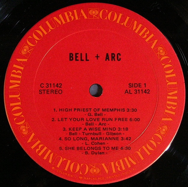Bell + Arc (Graham Bell) UK盤 Bell + Arc (Graham Bell) UK盤 Bell + Arc (Graham Bell