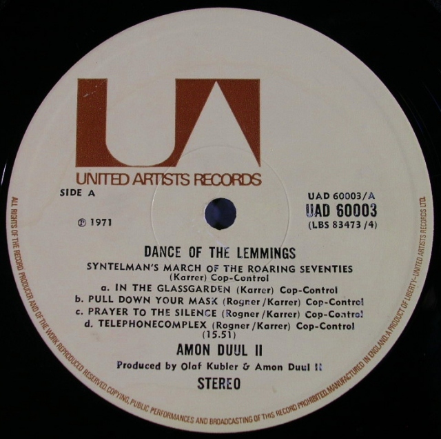 洋楽 MILESTONES / AMON DUUL II Amon Düül II – Tanz Der Lemminge – 2 x CD (Paper Sleeve, SHM