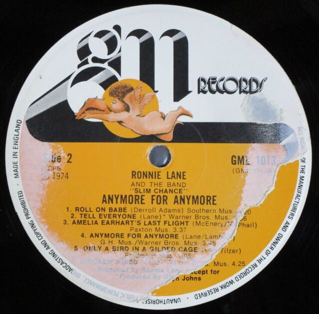 【UKオリジナル盤】ロニー・レイン / Anymore For Anymore UKオリジナル盤】ロニー・レイン / Anymore For Anymore - メルカリ