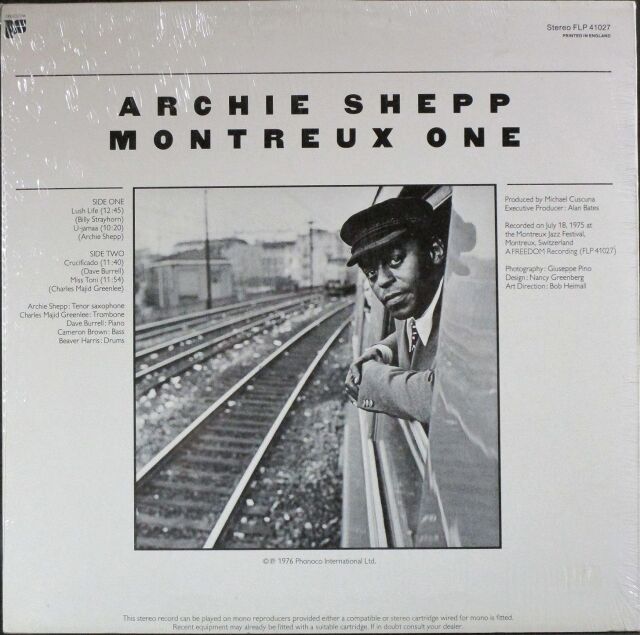 JAZZ】Archie Shepp アーチー・シェップ / Montreux One