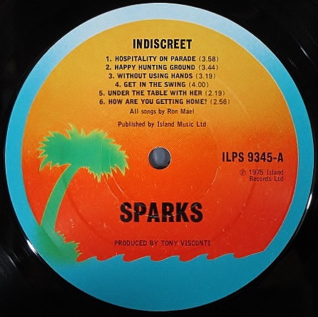 欧LP Sparks Indiscreet 4735906  Records プロモ /00400 LmpwZWc.jpeg