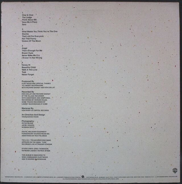 Fleetwood Mac フリートウッド・マック / Tusk 牙（タスク）| 米国