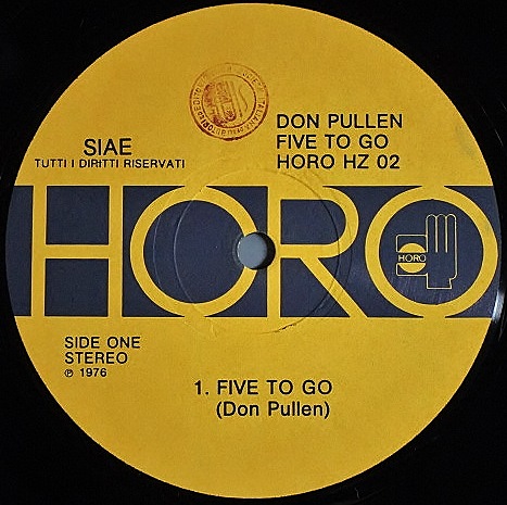 JAZZ】Don Pullen ドン・プーレン / Five To Go 中古レコードの通販  