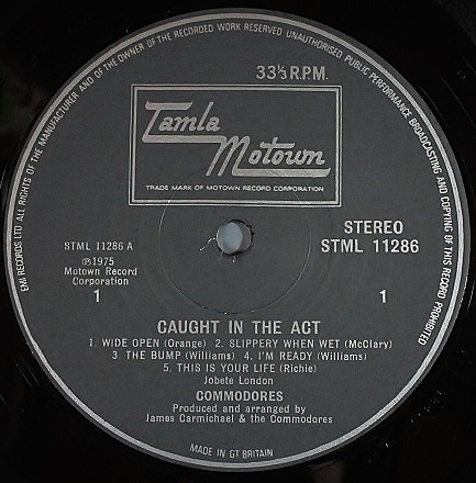FUNK/SOUL】Commodores コモドアーズ / Caught In The Act 中古