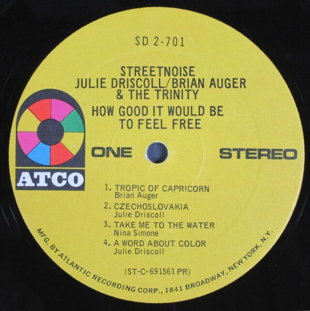 Julie Driscoll, Brian Auger & The Trinity ジュリー・ドリス