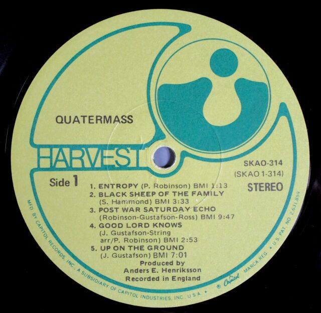 クオーターマス Quatermass クォーターマス / Quatermass| 中古レコード通販