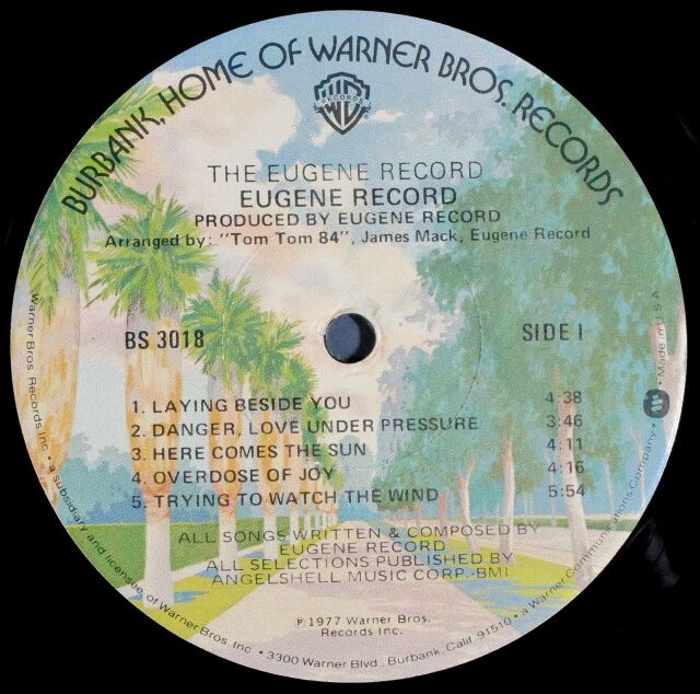 SOUL/FUNK】Eugene Record ユージン・レコード / The Eugene