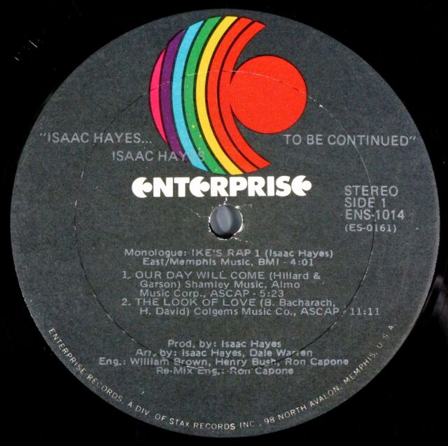 SOUL/FUNK】Isaac Hayes アイザック・ヘイズ / To Be Continued
