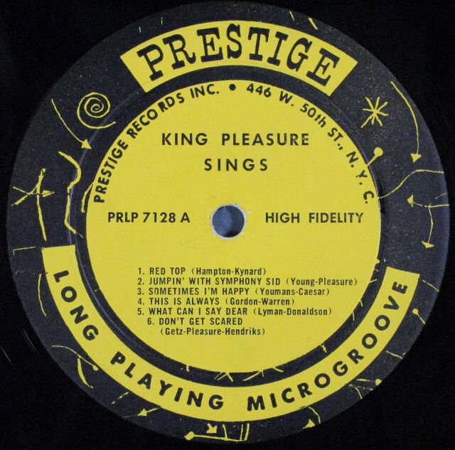 #3640【希少名盤】キング・プレジャー アニー・ロス LPレコード ジャズ JAZZ VOCAL】キング・プレジャー、アニー・ロス / King Pleasure