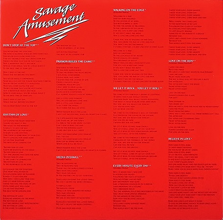 HARD ROCK】Scorpions スコーピオンズ / Savage Amusement